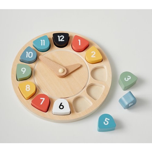 Wooden Clock Puzzle | Pottery Barn Kids