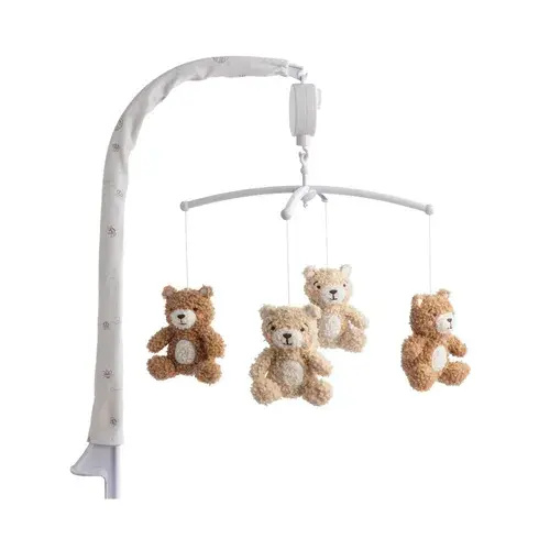 Living Textiles Mobile Musical Cuddly Bear | Baby Bunting AU