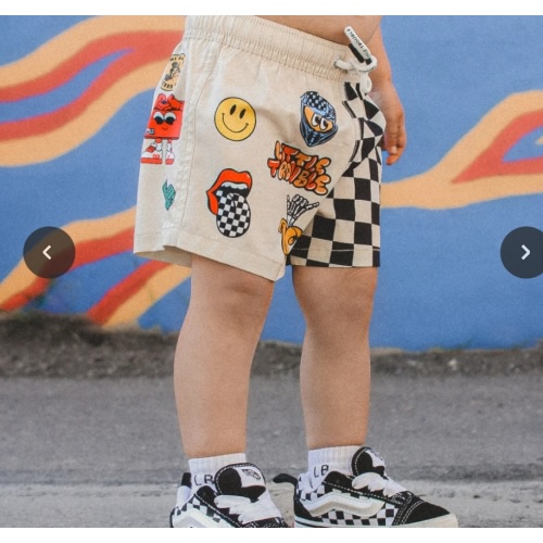 Sticker Slap Boardies | Little Trouble