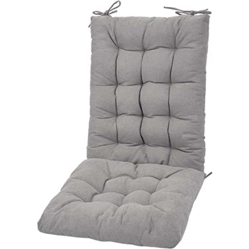 POMIU Rocking Chair Cushions Sets Indoor Back Seat Office Desk Dining Home Kitchen Chair (Light Grey)