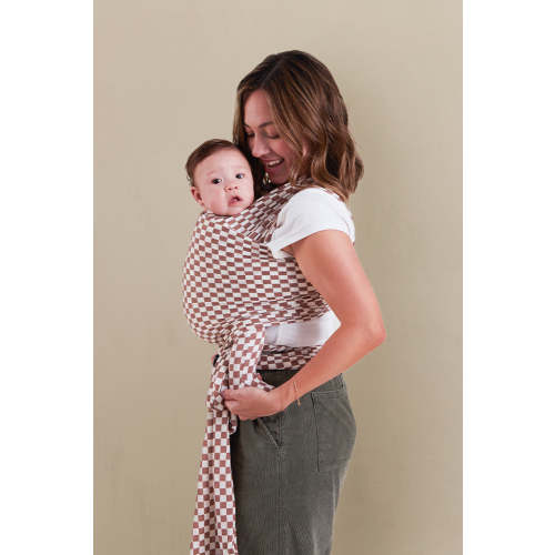 Mocha Chequer Wrap