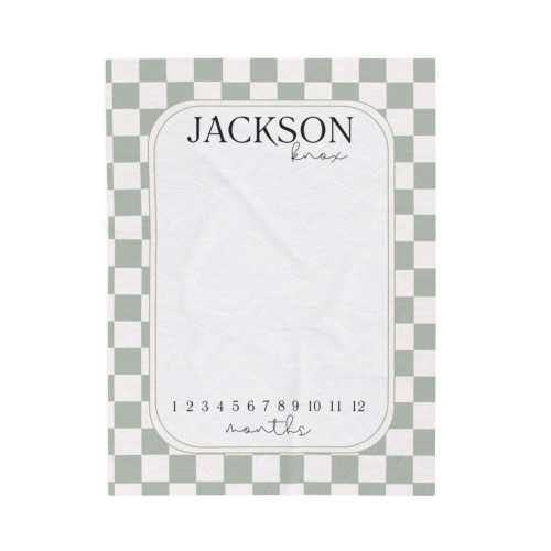 checkered milestone blanket, milestone blanket, checkered, milestone blanket boy, boy milestone blanket, milestone blanket baby boy, boy