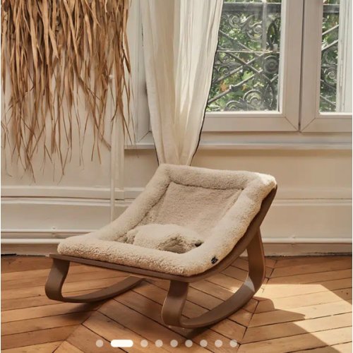 LEVO Baby Rocker in natural wood – Charlie Crane Paris