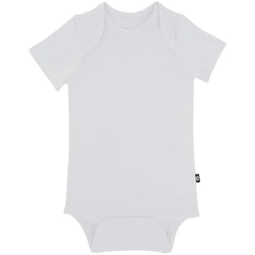 KYTE BABY Short Sleeve Unisex Baby Bodysuits, Rayon Made From Bamboo Material