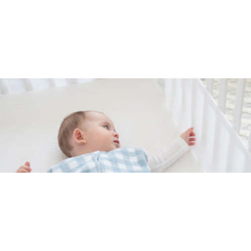 Breathable Mesh Crib Liner for Full Sized Crib in White | HALO