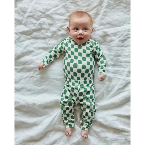 Onesie + Pant Set - Checker | Juniper – Manymoons