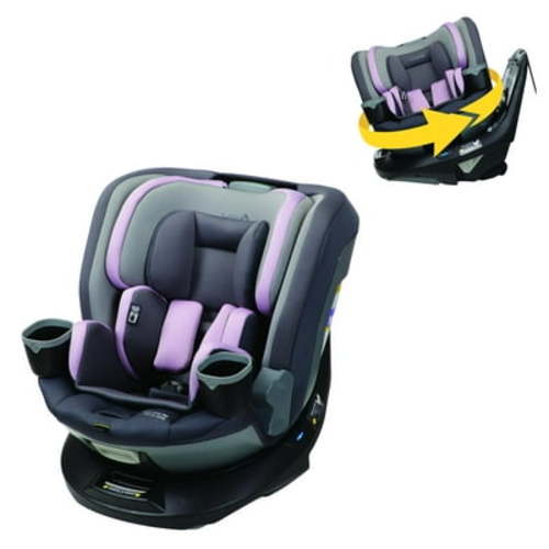 Safety 1st Turn and Go 360° Rotating All-in-One Convertible Car Seat, Victorian Lavender, Infant & Toddler, Unisex