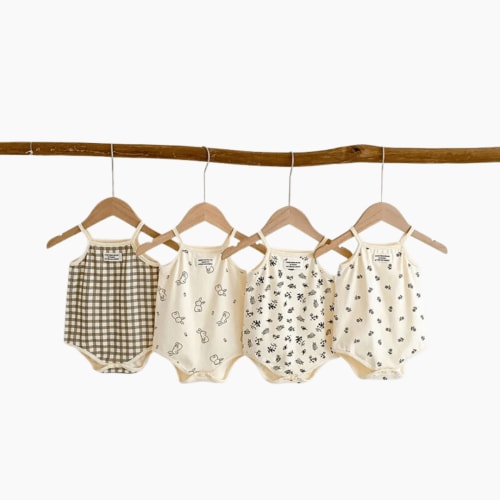 Breathable Sleeveless Baby Bodysuit - Momorii