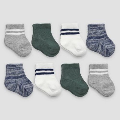 Carter's Just One You® Baby Boys' 8pk Melange Socks