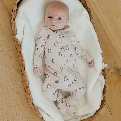 Zip-Up Footie Pajama - Penguins