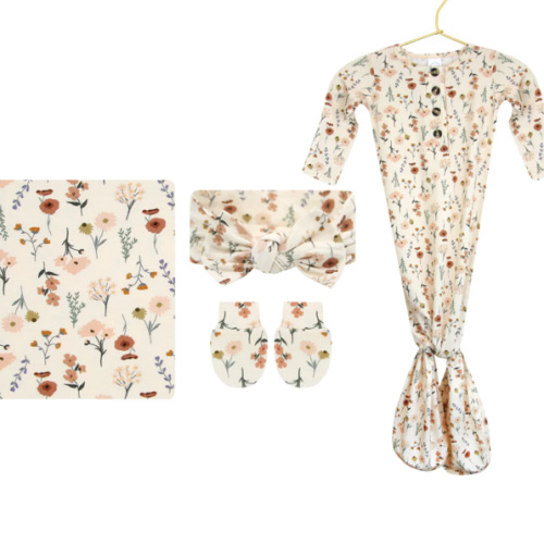 Rachel Newborn Headband Bundle (Gown)