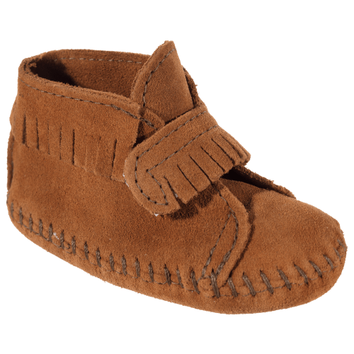 Minnetonka Moccasin Front Strap Booties for Babies or Toddlers