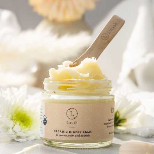 Organic Diaper Rash Cream Plus Plantain and Calendula | Organic Baby Diaper Rash | Organic Diaper Cream | Diaper Balm | Natural Baby Balm