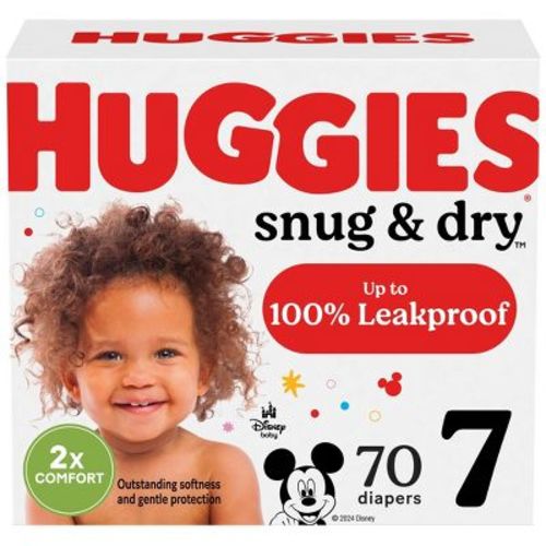 Huggies Snug & Dry Baby Disposable Diapers Huge Pack - Size 5 - 116ct