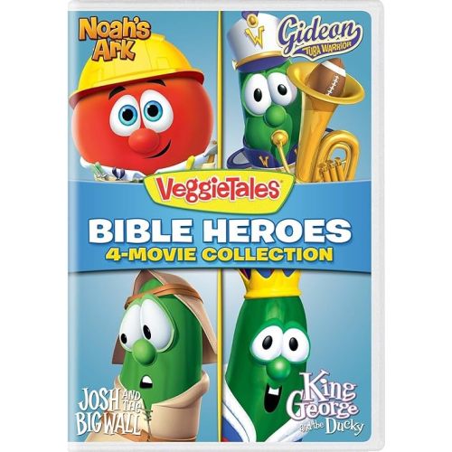 VeggieTales: Bible Heroes 4-Movie Collection (Noah's Ark / Gideon Tuba Warrior / Josh and the Big Wall / King George and the Ducky) [DVD]