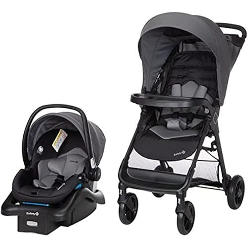 Safety 1st Smooth Ride Travel System Stroller and Car Seat OnBoard™ FLX - Efficient Infant Car Seat Stroller and Infant Car Seat and Stroller Combo, Monument