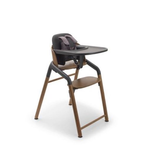 Bugaboo Giraffe Adjustable Wooden Baby High Chair - Warm Wood/Gray