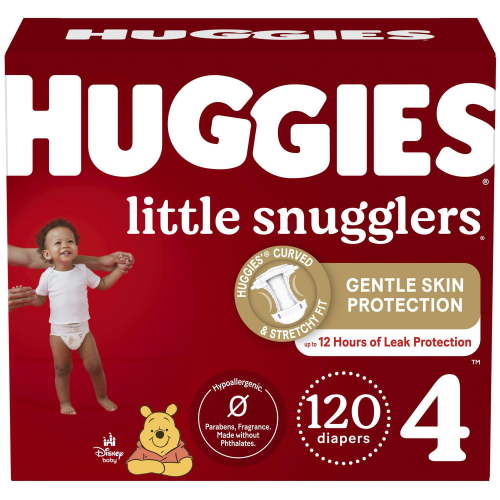 Huggies Little Snugglers Baby Diapers, Mega Colossal Pack, Sizes: N-6 | 168-84 Count