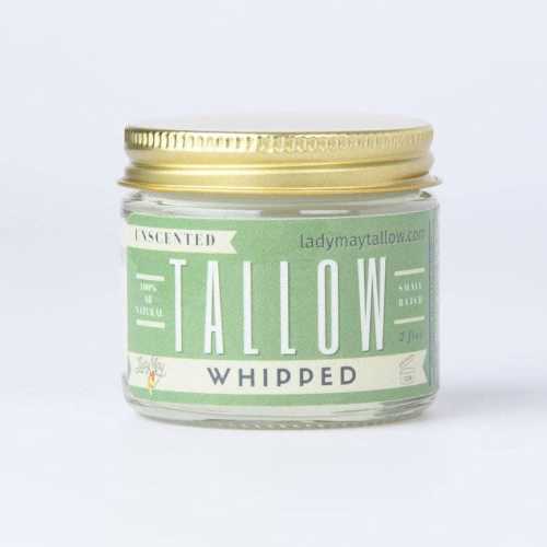 Unscented Whipped Tallow Moisturizer | 100% Natural Skincare | Deep Hydration for Face & Body