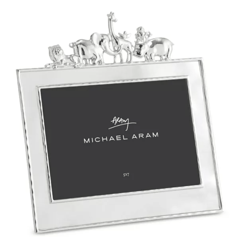 Michael Aram Animals Frame, 5 x 7: Silver