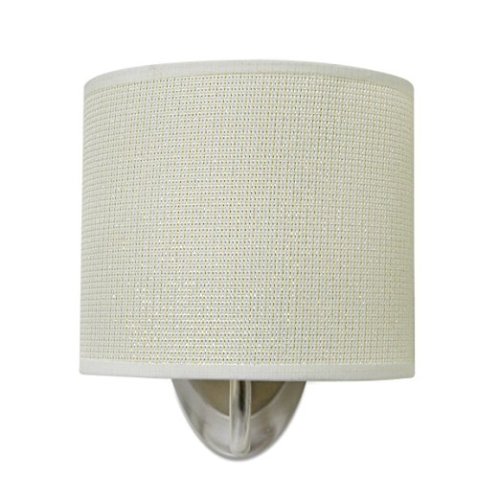 Dream Lighting NEW VERSION 12V LED Elegant Wall Sconce/Soft Warm White Lighting Bedside Lamp/Reading Light with white Shade with Switch - 0.24A, 3W - White, Wall Sconce Shade, with Switch