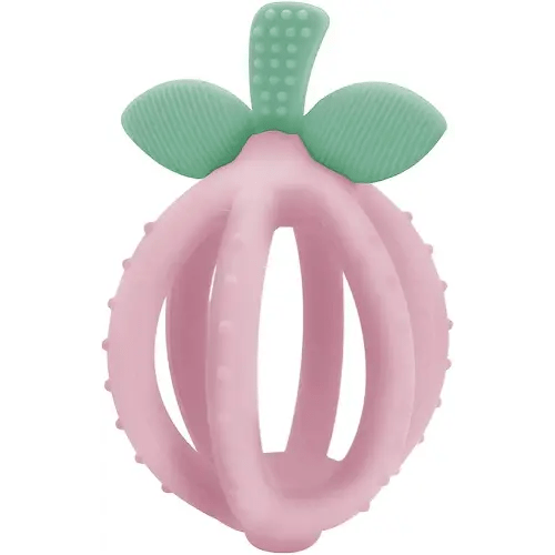 Itzy Ritzy Teething Ball & Training Toothbrush - Pink Lemonade
