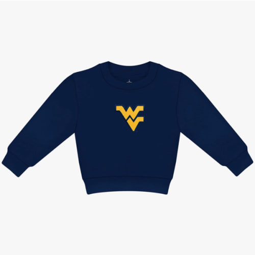 Creative Knitwear College Baby Sweat Shirt Long Sleeve - Embroidered Team Logo, for Boys & Girls (0 Months - 4T)