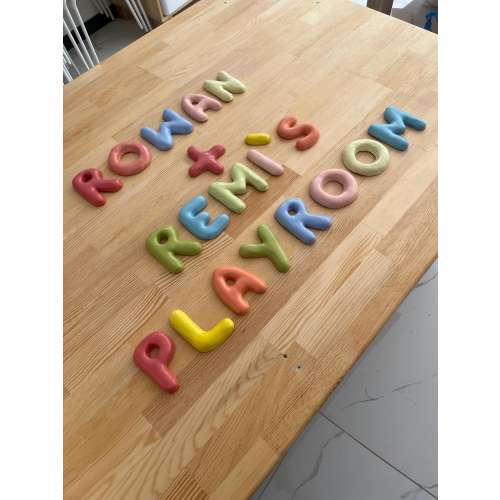 Etsy Handmade Custom Ceramic Letters, Wall Decoration | Personalized Names, Initials and Numbers