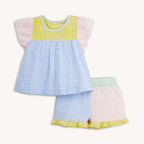 Magnetic Flutter Sleeve Top & Shorts