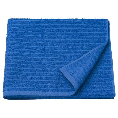 VÅGSJÖN Bath towel - bright blue 28x55 "