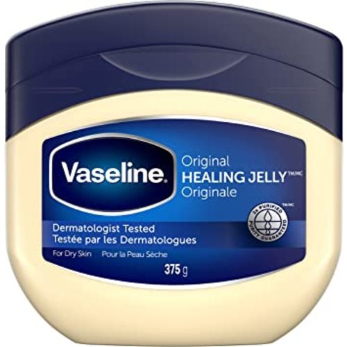 Vaseline Healing Jelly for dry, cracked skin Original 100% pure petroleum jelly 375 g | 100% triple-purified petroleum jelly, hypoallergenic, original healing jelly for dry skin locks moisture and won't clog pores