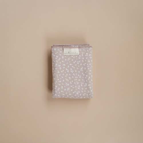 Taupe Floral Swaddle