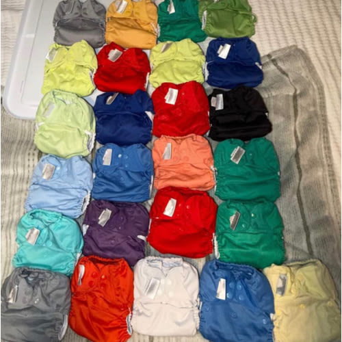 Huge BumGenius cloth diaper lot ~50 diapers