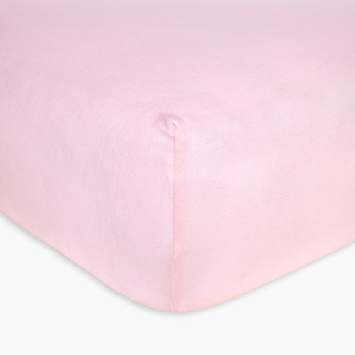 Burt's Bees Baby Organic Cotton Jersey Fitted Crib Sheet - Blossom, 1