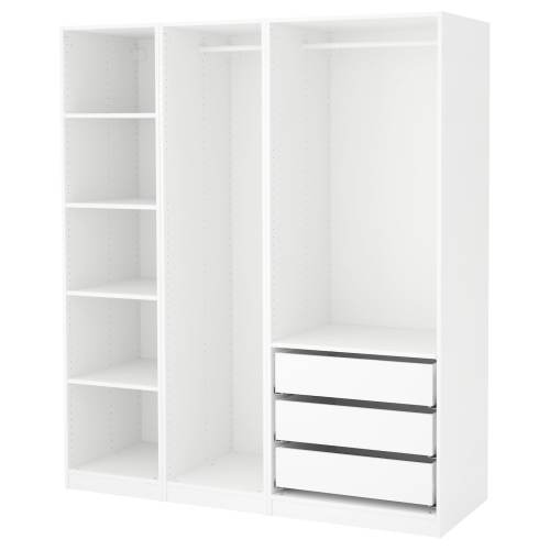 PAX Wardrobe - white 68 7/8x22 7/8x79 1/4 "