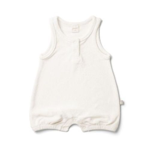 Goumikids Viscose + Organic Cotton Terry Romper