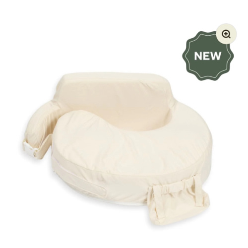Super Deluxe Oat Nursing Pillow with 100% Organic Cotton Cover