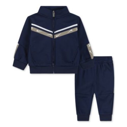 Baby Swoosh-Trim Jacket & Pants, 2 Piece Set
