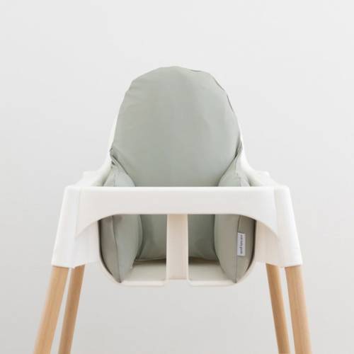 WIPEABLE Sage Vegan Leather IKEA Highchair Cushion Cover // High Chair Cover for the ANTILOP Support Pillow - Etsy