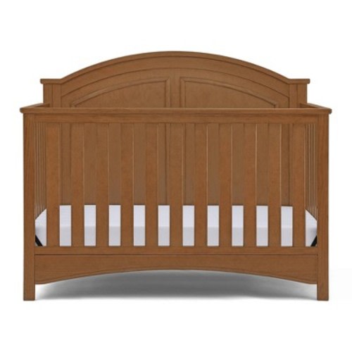 Delta Children Perry 6-in-1 Convertible Crib - Greenguard Gold Certified - Chestnut
