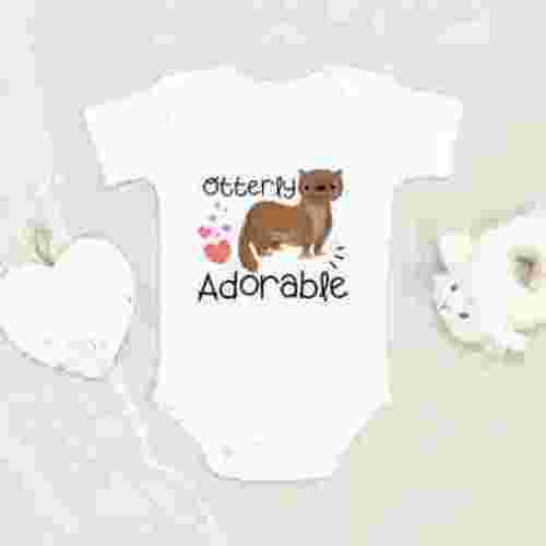 Newbabywishes - Otterly Adorable Animlas Baby Clothes for Boys and Girls - Otter Baby Clothing