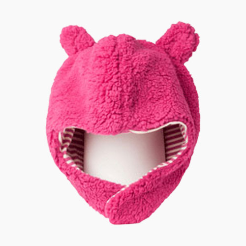 Magnetic Me Fleece Hat - Raspberry, 0-6 M