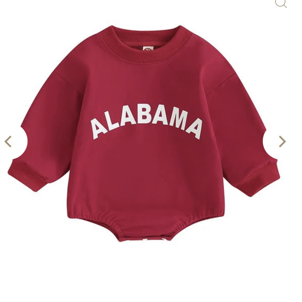 Alabama Onesie 0-6m
