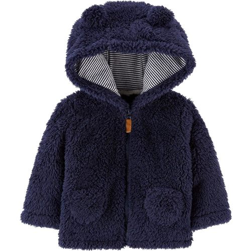 Carter's Baby Girls' Hooded Jacket - Newborn - Dark Navy