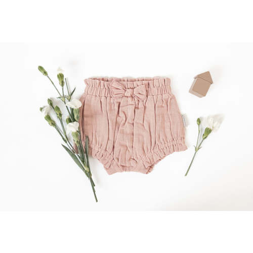 Organic Muslin Ruffle Bloomer in Taffy – L'ovedbaby