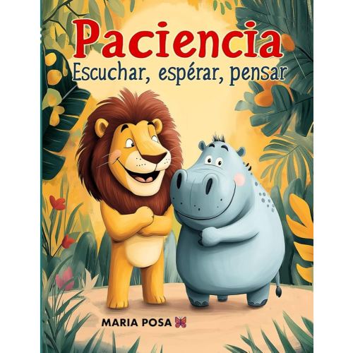 Pacencia: Escuchar, Esperar y Pensar: Un cuento en español para niños que enseña a tener paciencia. Para preescolar, primeros grados… ¡y como historia ... dormir! (Vamos hipopótamos) (Spanish Edition)