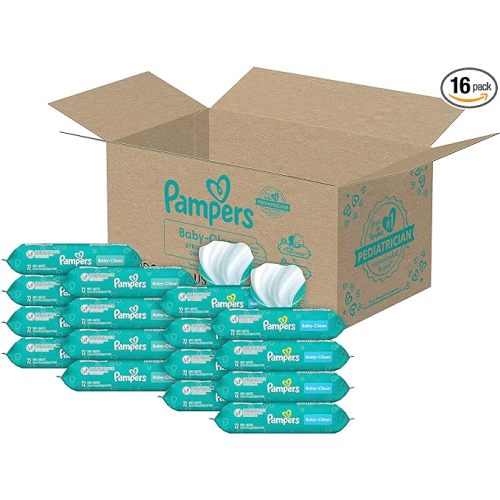 Pampers Baby Clean Wipes Combo, Baby Fresh Scented - 1152 Count, 72 Count (Pack of 16)