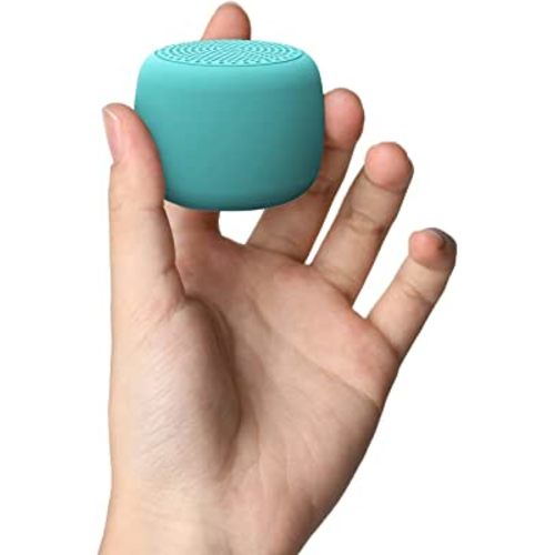 White Noise Machine Babelio Mini Sound Machine for Adults Kids Baby | 15 Non-looping Sounds | Timer | Easy to Pocket and Travel - Cyan