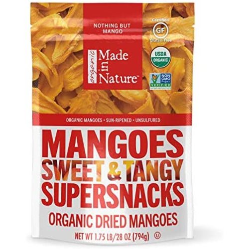Made in Nature Organic Dried Fruit, Mangoes, 28oz Bag – Non-GMO, Unsulfured Vegan Snack