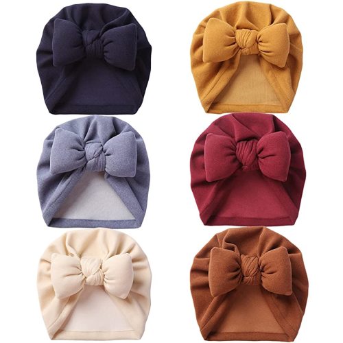 Newborn Baby Cotton Cloth Turban Toddler Rabbit Hospital Hat Ear Hat Kids Set Baby Cap